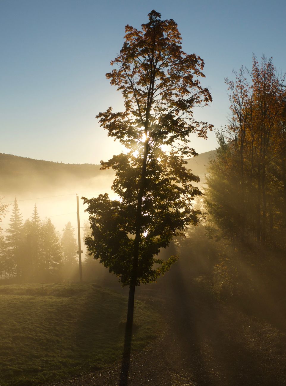 sunrise mi mountains