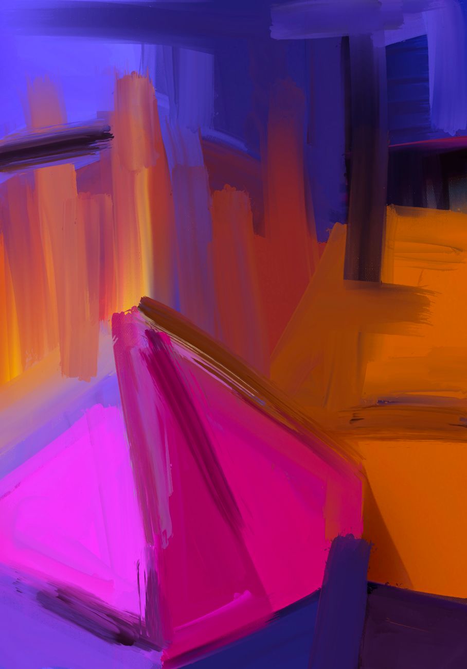 colorful art on canvas